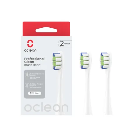 Oclean końcówki do szczoteczki Professional Clean 2szt. kolor: biały P1C1 W02