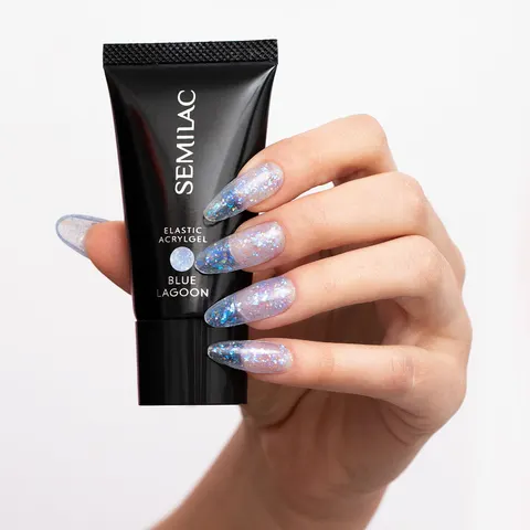 Semilac Akrylożel Elastic Acrylgel Blue Lagoon 30 g