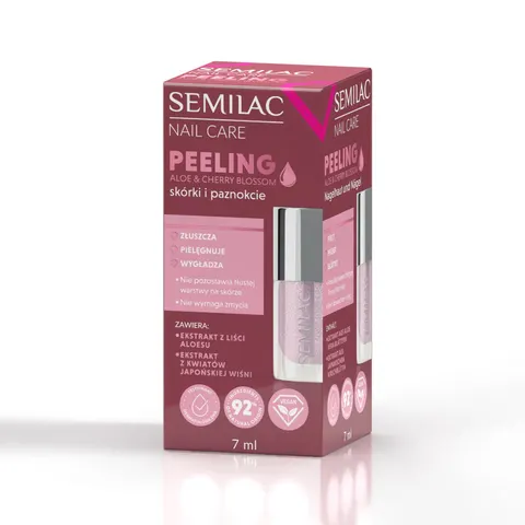 Semilac Peeling do skórek i paznokci Aloe & Cherry Blossom 7 ml
