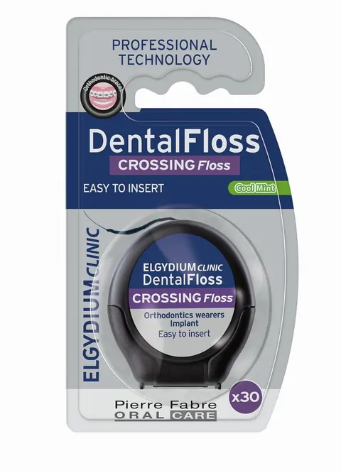 Elgydium nić dentystyczna Crossing Floss 30 odcinków CLINIC DENTAL-FLOSS