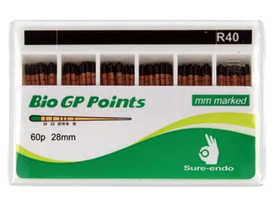 Gutaperka Recip BIO Sure-Endo (op. 60szt.) R40