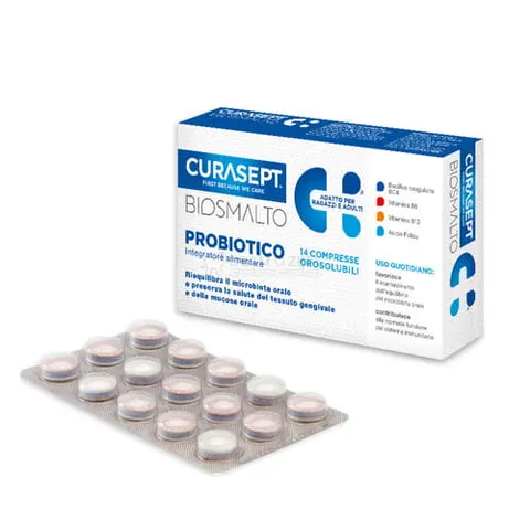 Curasept Biosmalto - Probiotyk tabletki 14szt
