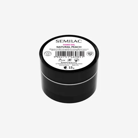 Semilac Żel Budujący Thixo Gel Natural Peach 15 g