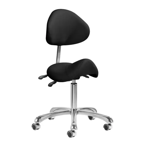 Taboret, krzesło typu siodło 1004 Giovanni czarny