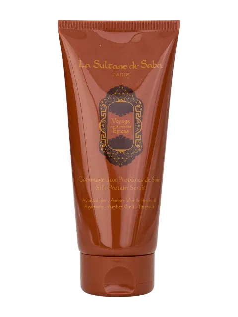 Jedwabny Peeling Ajurwedyjsko-Bursztynowa Paczula Waniliowa La Sultane de Saba 200ml