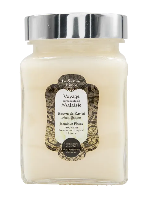 Masło Shea Malaisie jaśmin i kwiaty tropikalne La Sultane de Saba 300ml