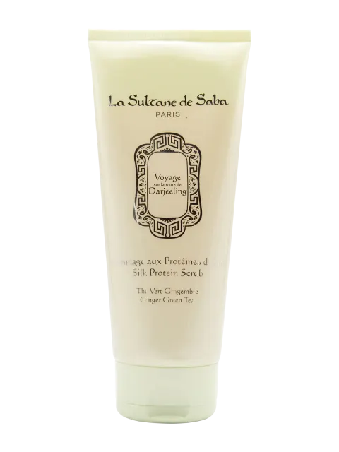 Jedwabny Peeling Zielona Herbata Imbirowa La Sultane de Saba 200ml