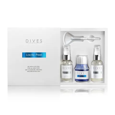 DivesMed SET Lactic Peel - liftingujący kwas mlekowy + DMAE 50ml