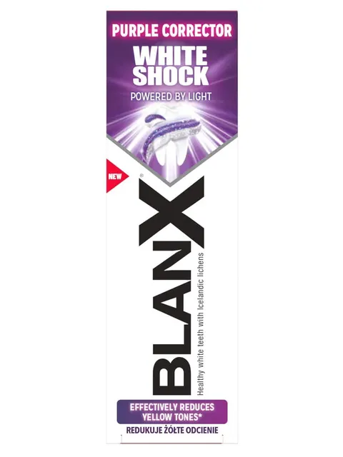 Blanx White Shock pasta 75ml PURPLE CORRECTOR