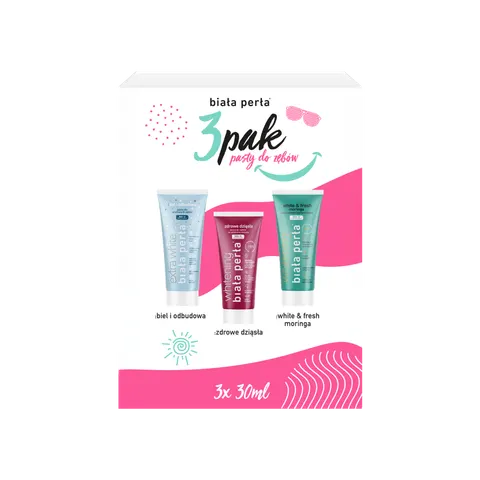 Biała perła 3pak pasty do zębów (3x30ml)