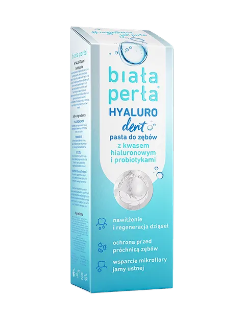 Biała Perła Regenerująca pasta do zębów HYALURO dent 75ml
