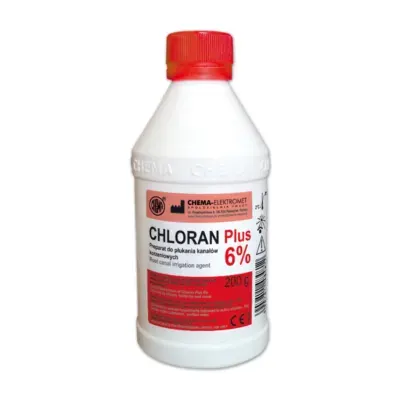 Chloran Plus 6% Preparat do płukania kanałów korzeniowych 200g