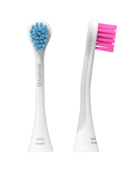 Curaprox Hydrosonic PRO Sensitive główki do szczoteczki dwupak blue/pink