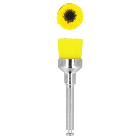 Szczotka polerska mini cup extra soft - żółta, RA - X-269