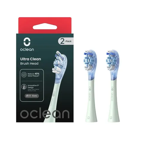 Oclean końcówki do szczoteczki Ultra Clean 2szt. kolor: miętowy UC02