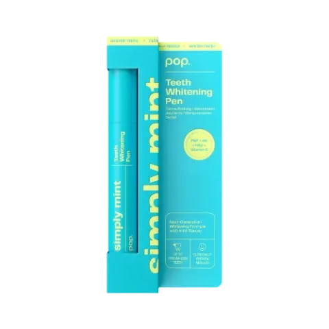 Pop Teeth Whitening Pen Simply Mint, pisak wybielający miętowy, 4 ml