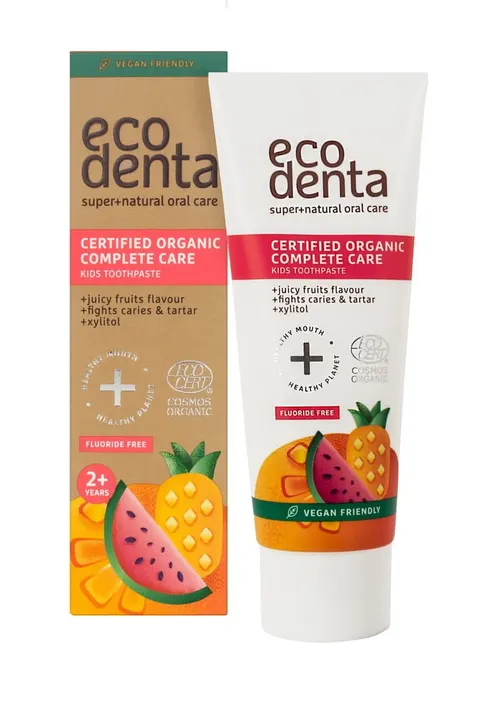 ECODENTA dla dzieci 2+ ORGANIC - o smaku juicy fruits 75ml