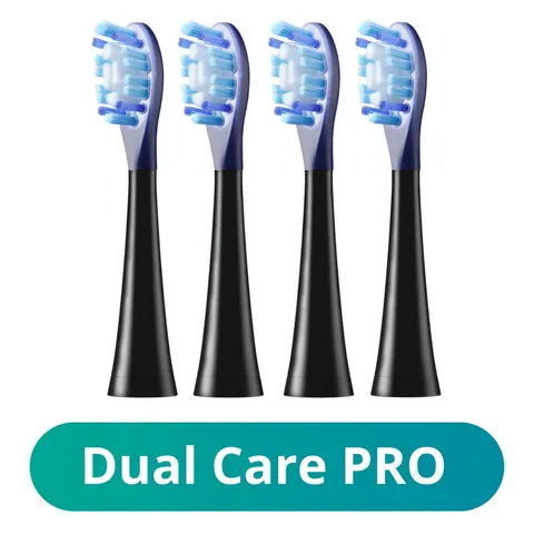Meriden Końcówki Sonic+ Smart+ Dual Care PRO Black - 4szt