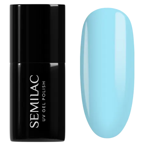 Semilac lakiery hybrydowe 974 Bubbly Blue 7ml
