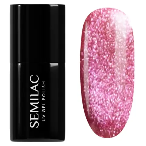 Semilac lakier hybrydowy 795 Magnetic Raspberry 7ml