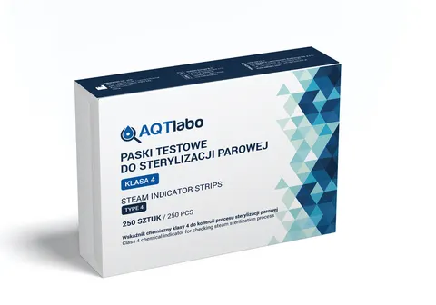 Paski chemiczne do sterylizacji klasy IV AQTlabo