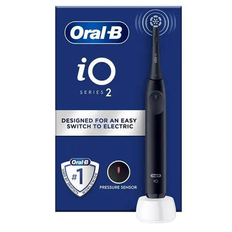 ORAL-B BRAUN SZCZOTECZKA ELEKTRYCZNA iO 2 BLACK iOS2.1D9.0 (3 programy, 1 końcówka)