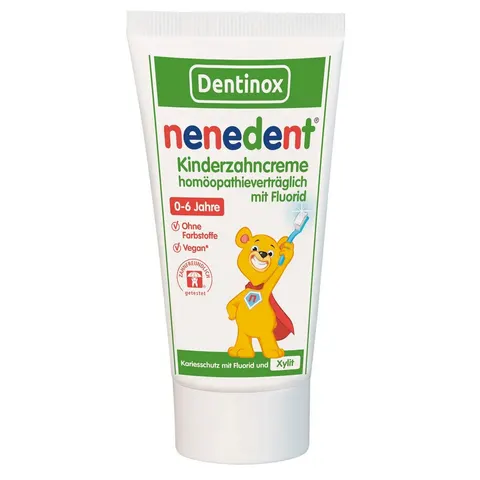Nenedent Pasta dla dzieci 0-6 lat Kids z fluorem homeopatyczna