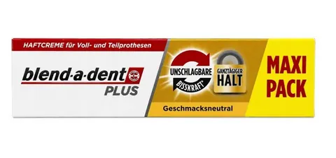 Blend-a-dent PLUS Super MOCNY 57g XXL klej do protez SuperHaftcreme DUO Kraft