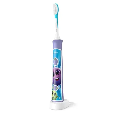 SONICARE SZCZOTKA FOR KIDS PURPLE STICKERS HX6322/12 Bluetooth