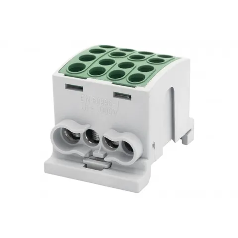 Zacisk HLK 100A-4 (1x25,3x16 / 1x25,3x16)-zielony