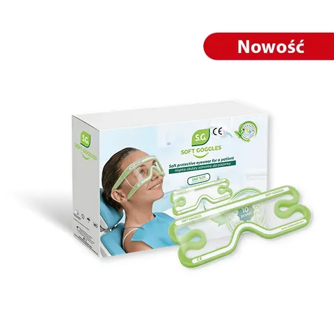 okulary ochronne dla pacjenta SOFT GOGGLES op. 10szt