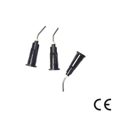Aplikatory metalowe - 50 szt. PRE-BENT APPLICATOR TIP