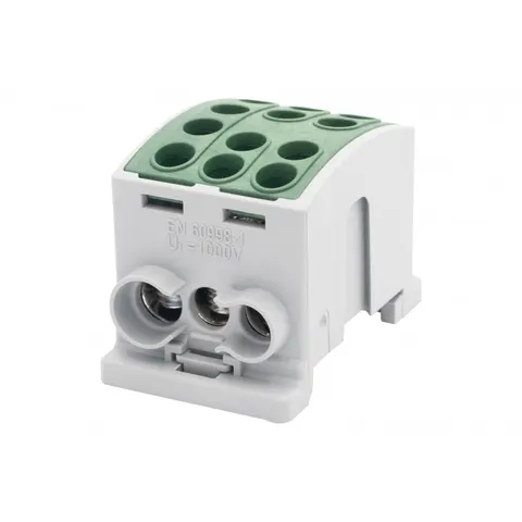 Zacisk HLK 125A-3 (1x35,2x25 / 1x35,2x25)-zielony
