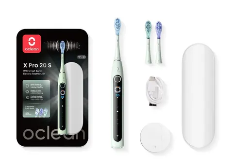 Oclean Szczoteczka Soniczna X PRO 20 SET z etui podróżnym - MIĘTOWA