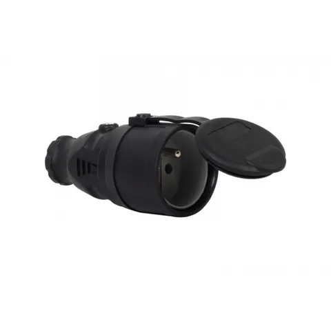 Gniazdo gumowe NOVA 230V 16A IP44 czarne