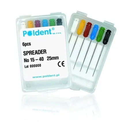 Rozpychacze do Gutaperki Spreader 6szt.