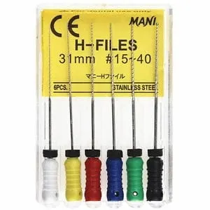 H-Files (Mani) rozm. 12/25mm 6szt.