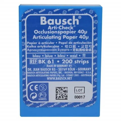 Kalka prostokątna Bausch BK61