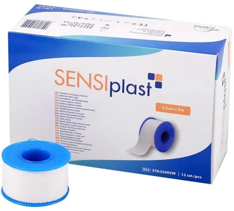 Przylepiec tkaninowy SENSIplast 1,25cmx5m 24szt.