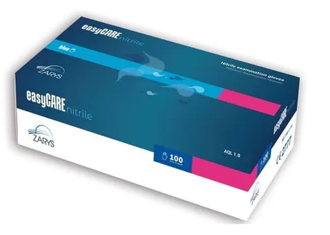 Rękawice nitrylowe bezpudrowe XL easyCARE 100szt.