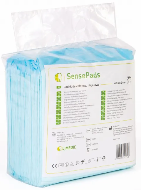 Podkłady Chłonne SensePads 40x60 a`25