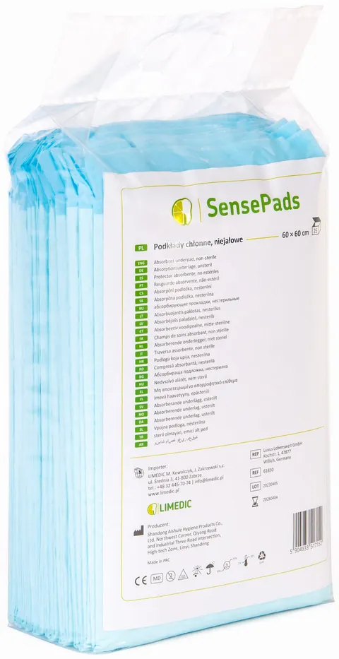 Podkłady Chłonne SensePads 60x60 a`25