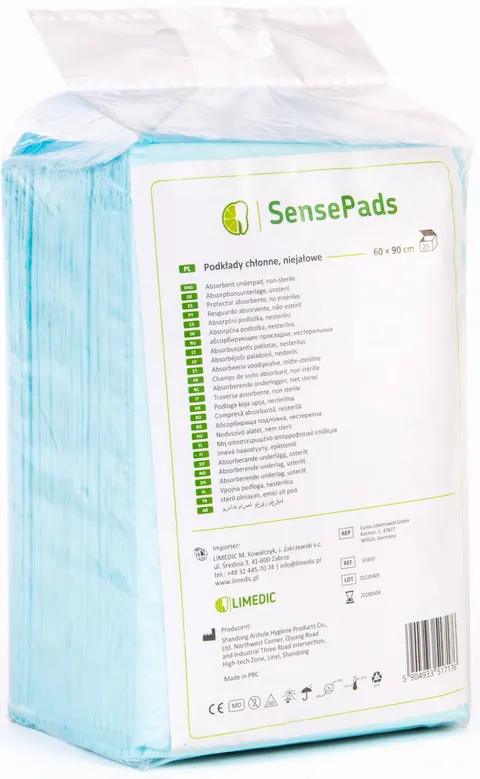 Podkłady Chłonne SensePads 60x90 a`25