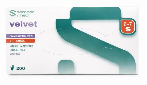 Rękawiczki nitrylowe SEMPERCARE SKIN 2 200szt