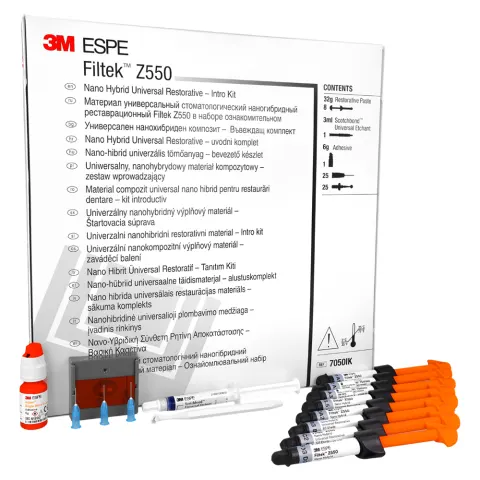 Filtek Z 550 zestaw (4 g x 8 szt. + Adper Single Bond 6 ml) 3M
