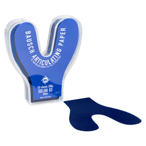 Kalka podkowiasta 200µ niebieska 50 szt. BK 03 Bausch