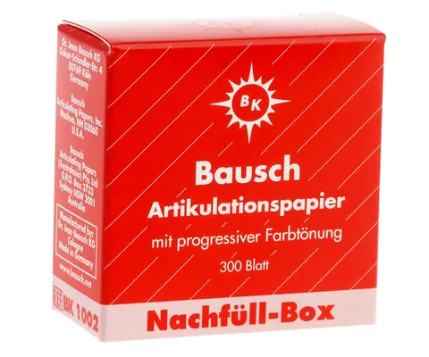Kalka prostokątna 200µ czerwona 300 szt. BK 1002 Bausch