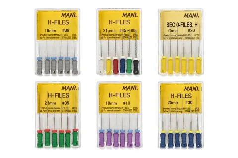 Pilniki H-Files 6 szt. Mani