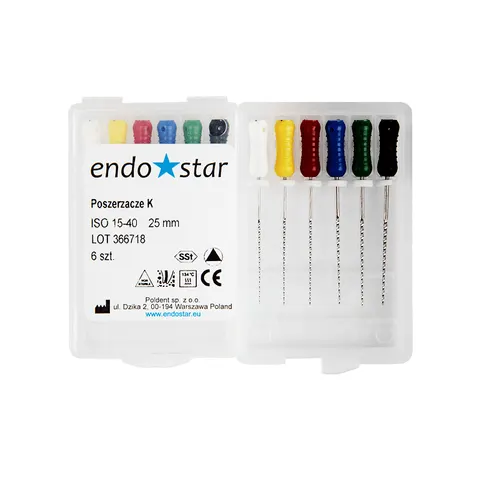 Poszerzacze K 6 szt. Endostar
