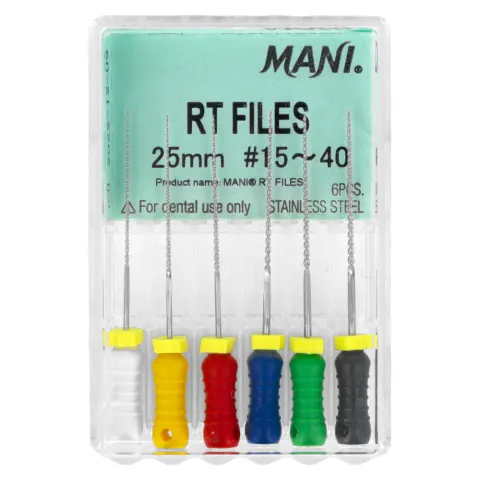 Pilniki RT-Files 6 szt. Mani